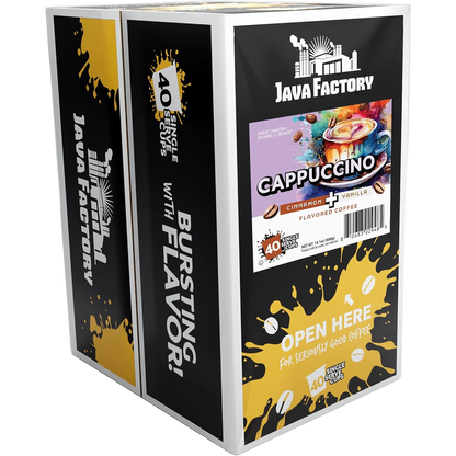 Java Factory Roasters Cappuccino (40 Pack)