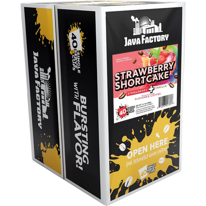 Java Factory Roasters Strawberry Shortcake (40 Pack)