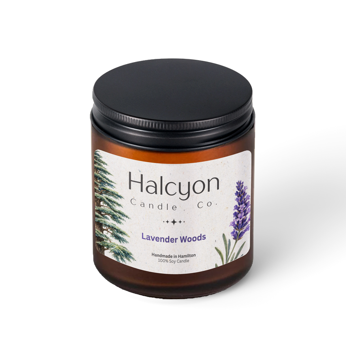 Halcyon Candle Co. Lavender Woods Candle