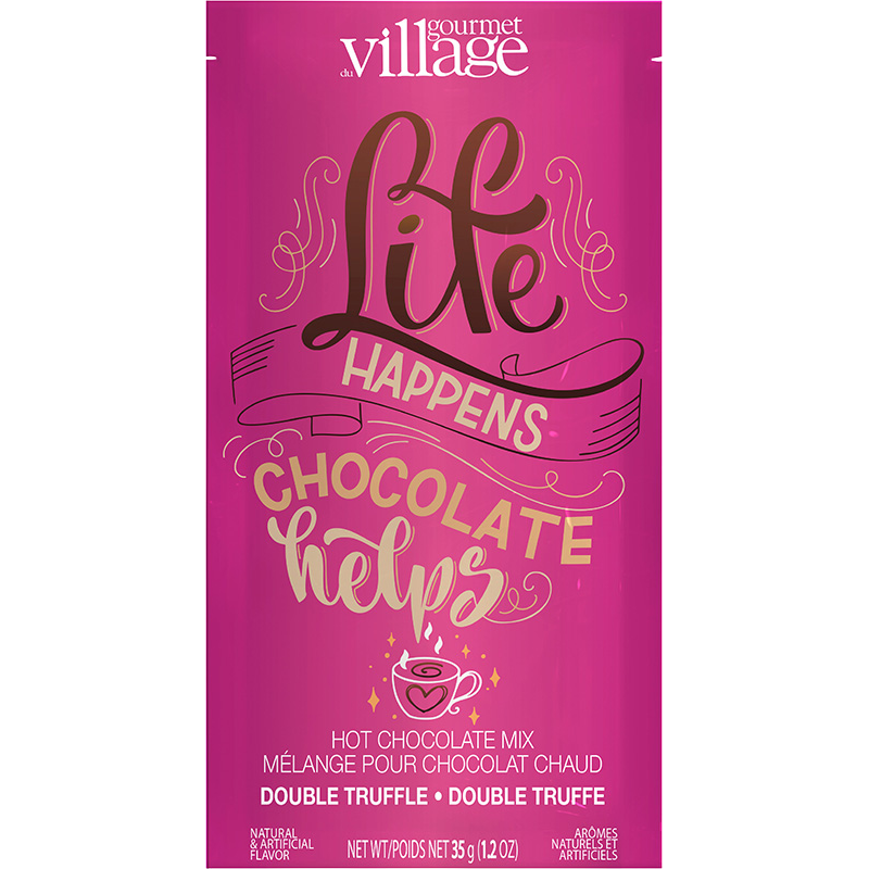 Gourmet du Village Double Truffle Hot Chocolate Life Happens (35g/1.2oz)