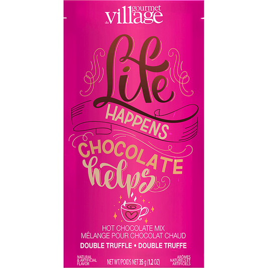 Gourmet du Village Double Truffle Hot Chocolate Life Happens (35g/1.2oz)
