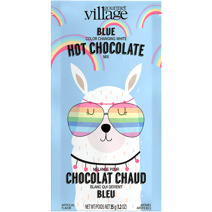 Gourmet du Village Blue Colour Changing White Hot Chocolate - Llama (35g/1.2oz)