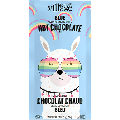 Gourmet du Village Blue Colour Changing White Hot Chocolate - Llama (35g/1.2oz)