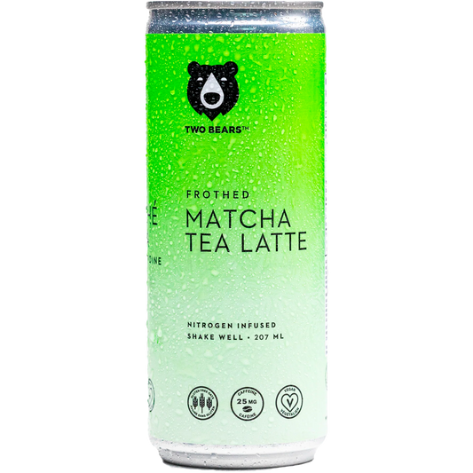 Two Bears Frothed Matcha Tea Oat Latte (207mL)