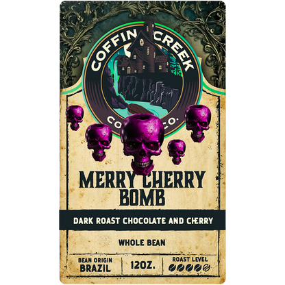 Coffin Creek Merry Cherry Bomb Beans - Seasonal (12oz/340g)