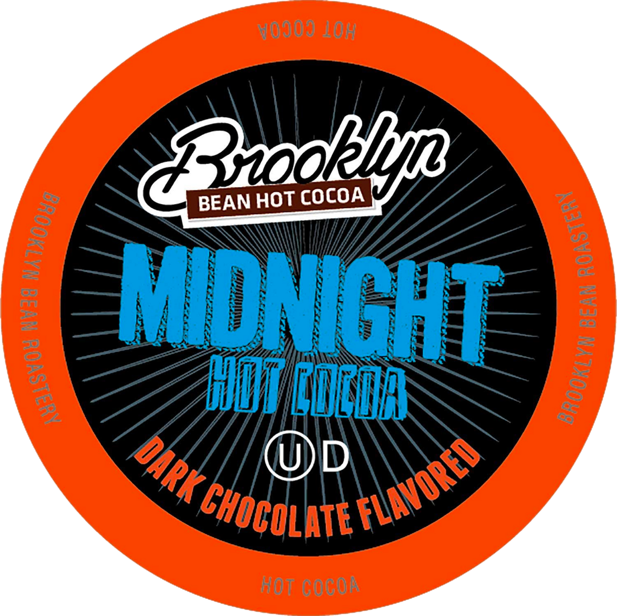 Brooklyn Bean Hot Cocoa Midnight Dark Hot Chocolate 40ct