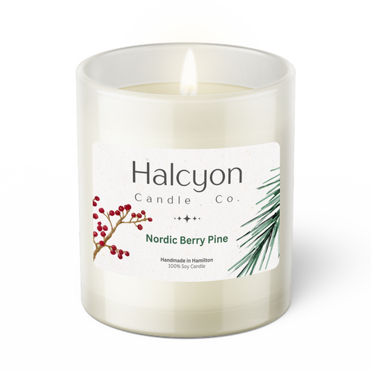 Halcyon Candle Co. Nordic Berry Pine Candle