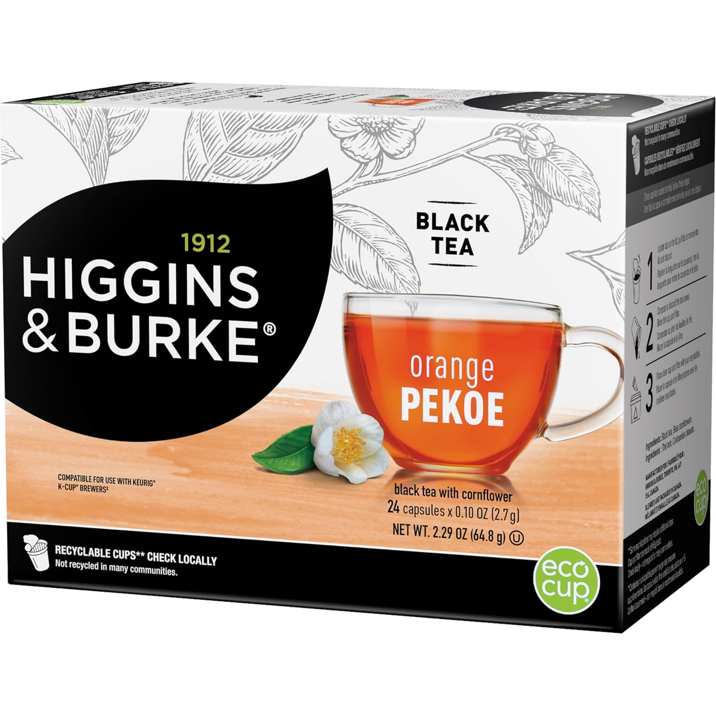 Higgins & Burke Orange Pekoe Tea (24 Pack)