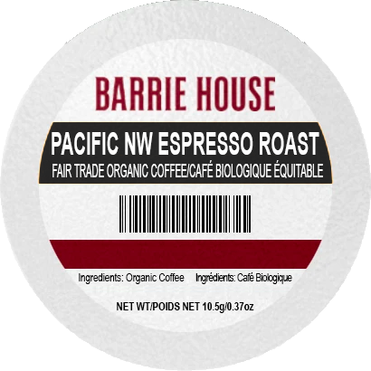 Barrie House® Pacific Northwest Espresso Roast Fair Trade Organic (24 Pack)