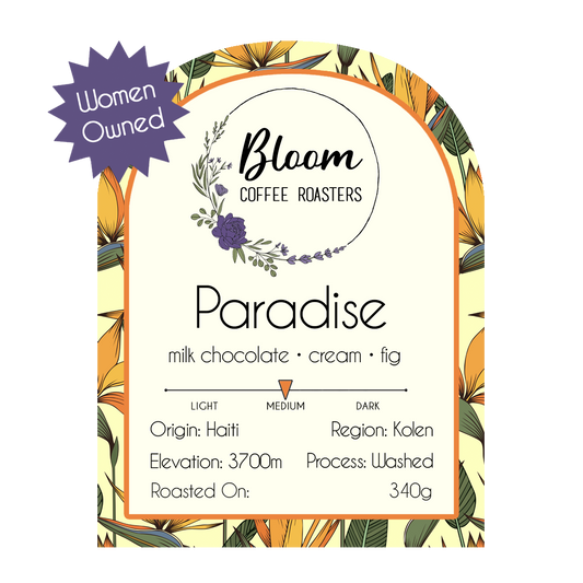 Bloom Coffee Roasters Paradise Beans Dark Roast (12oz/340g)