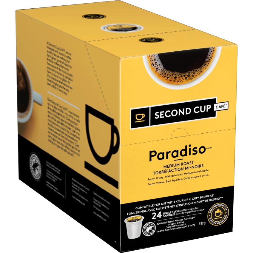 Second Cup Coffee Co.™ Paradiso® Medium (24 Pack)