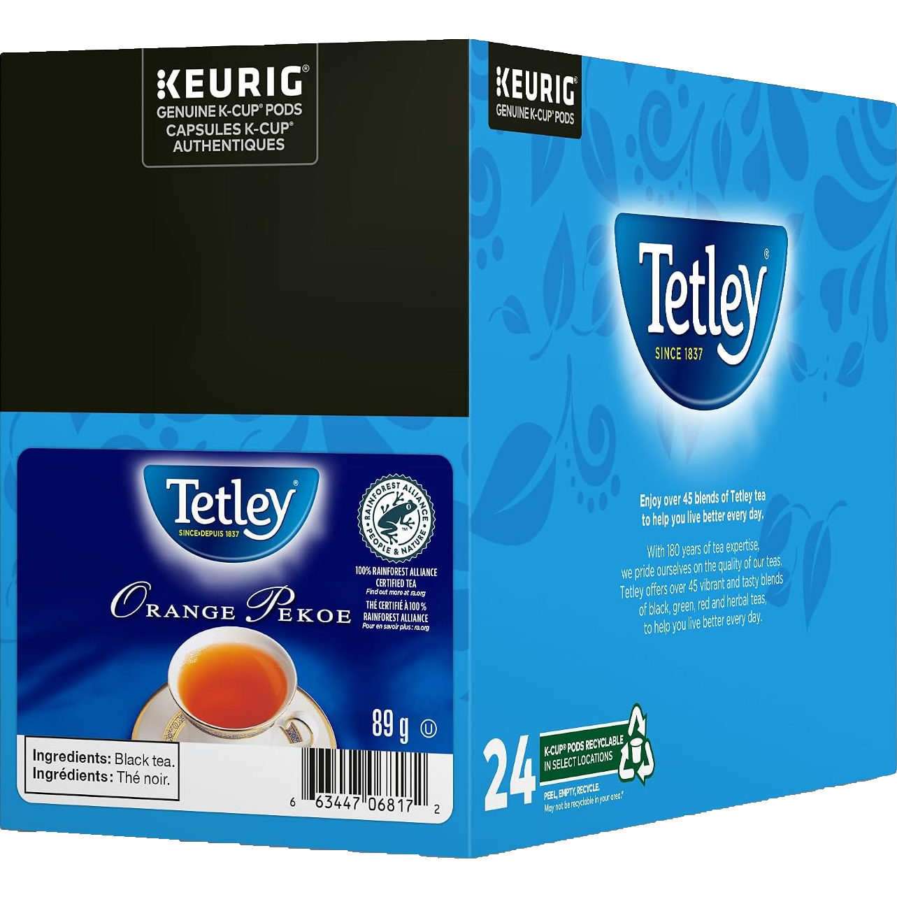 Tetley® Orange Pekoe Tea (24 Pack)