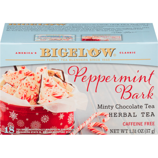 Bigelow® Peppermint Bark Herbal Tea (18 Pack)