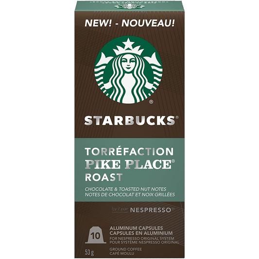 Starbucks® Nespresso® Original System Pike Place® Roast (10 Pack)
