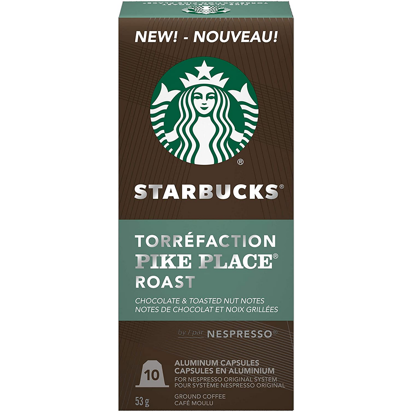 Starbucks® Nespresso® Original System Pike Place® Roast (10 Pack)