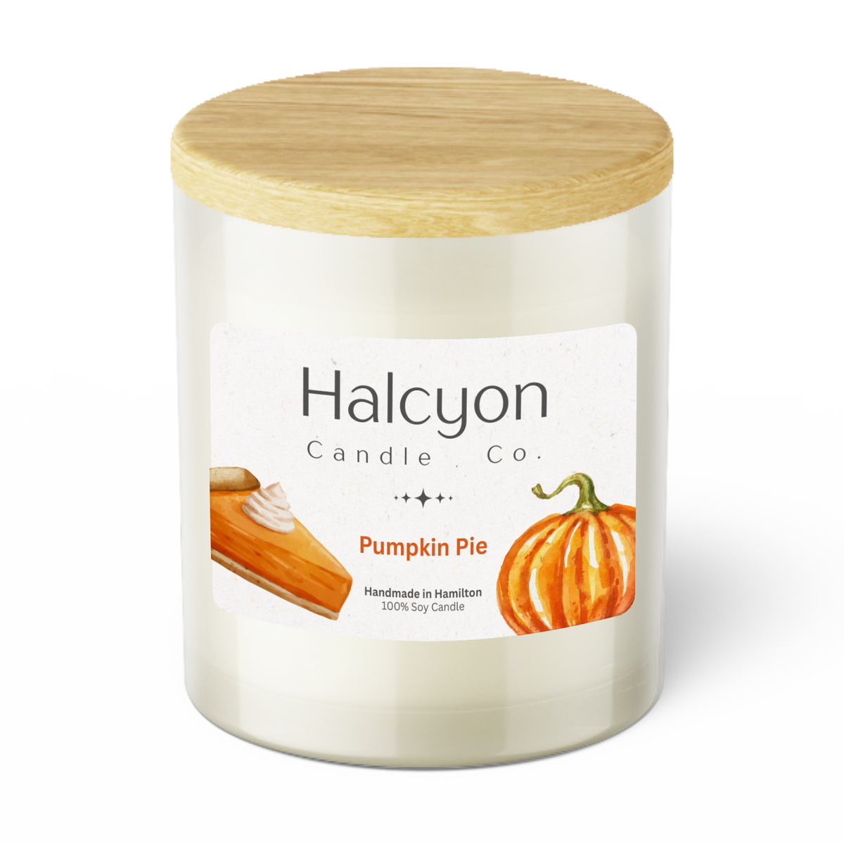 Halcyon Candle Co. Pumpkin Pie Candle