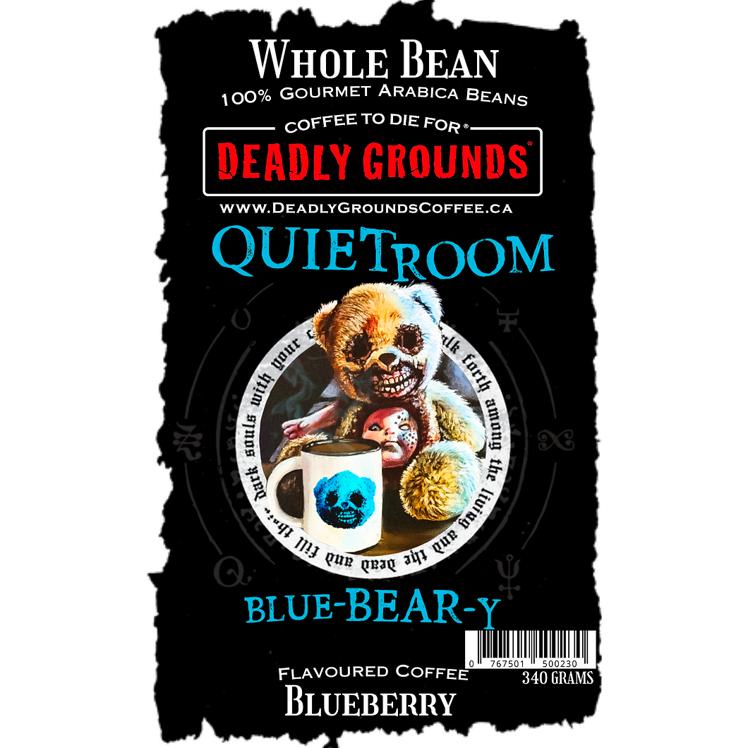 Deadly Grounds Quiet Room Blue-Bear-y Beans (12oz/340g)