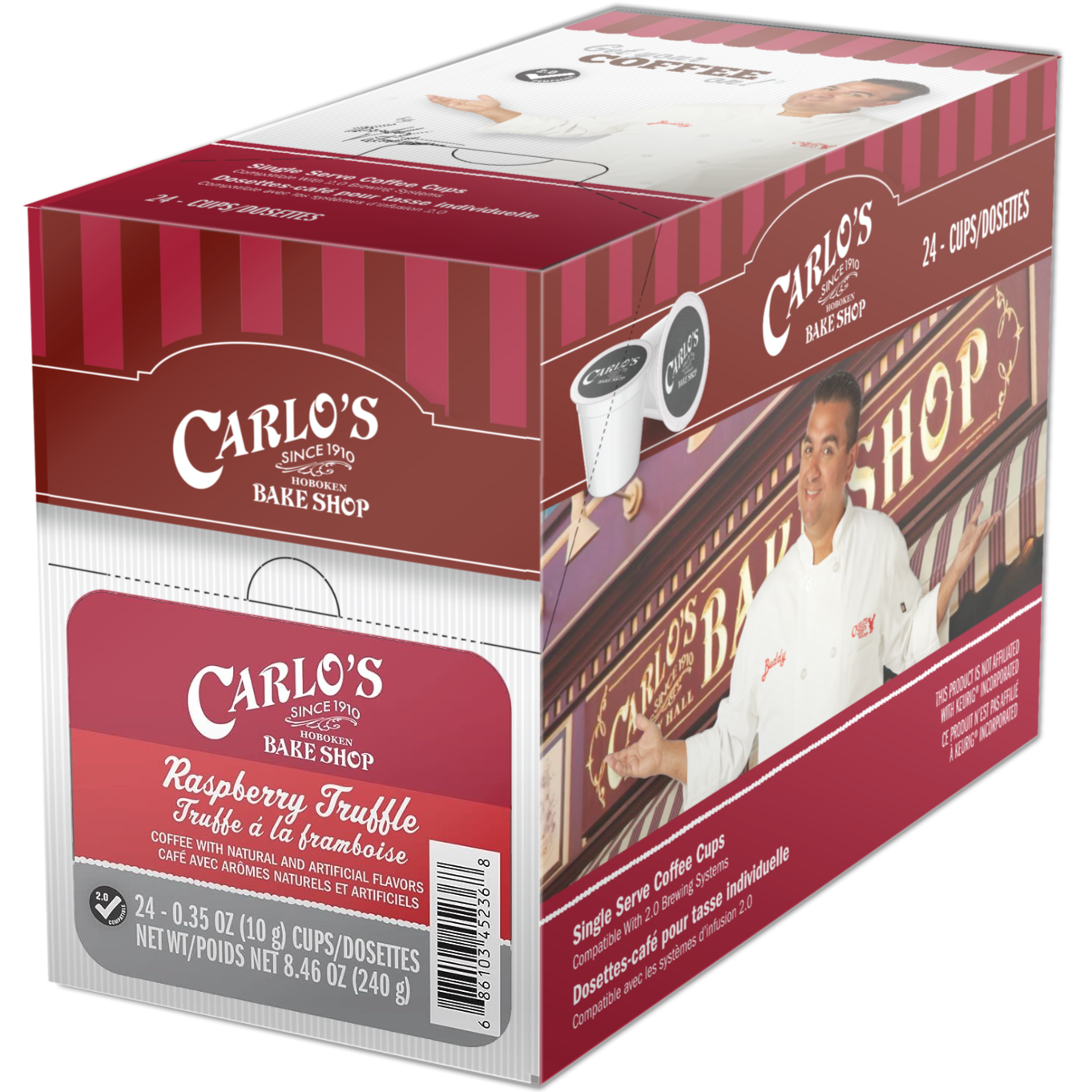 Carlo's Bake Shop™ Raspberry Truffle (24 Pack)
