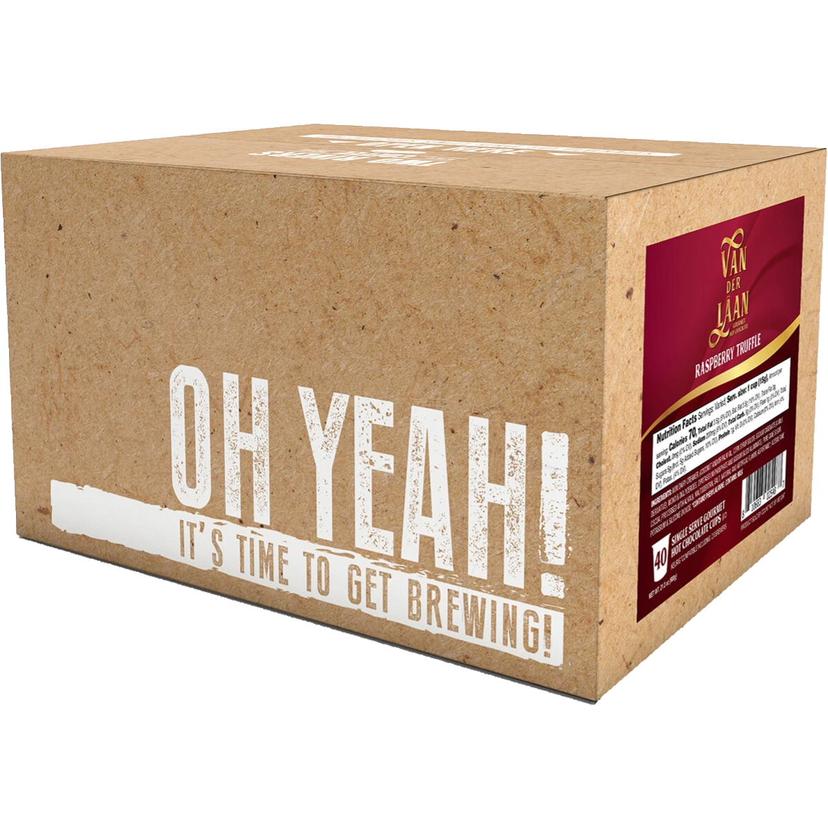 Van Der Läan Raspberry Truffle Hot Chocolate (40 Pack)