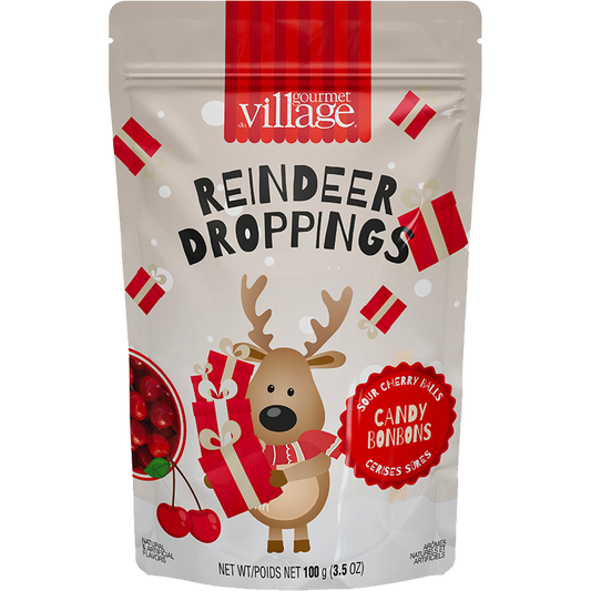 Gourmet du Village Reindeer Droppings Sour Cherry Candy 100g (3.5 oz)