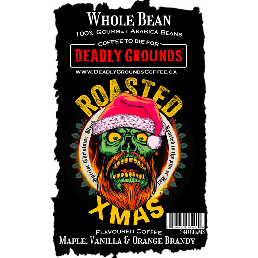 Deadly Grounds Roasted Christmas Beans - Seasonal (12oz/340g)