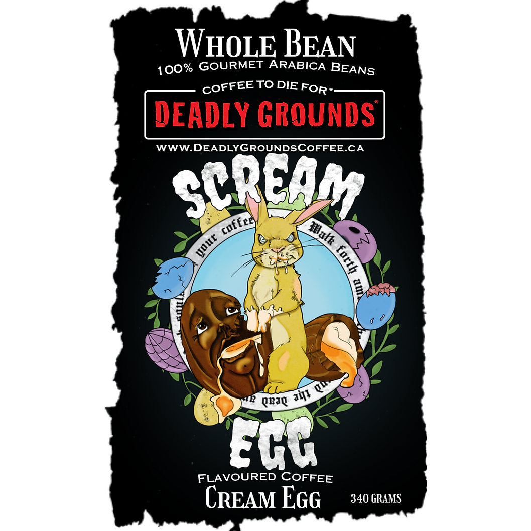 Deadly Grounds Scream Egg Beans - Seasonal (12oz/340g)