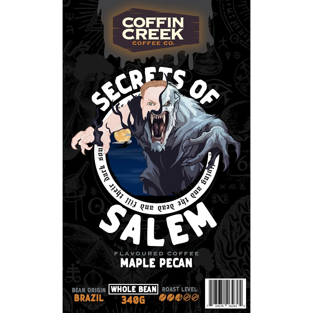 Coffin Creek Secrets of Salem Maple Pecan Beans (12oz/340g)