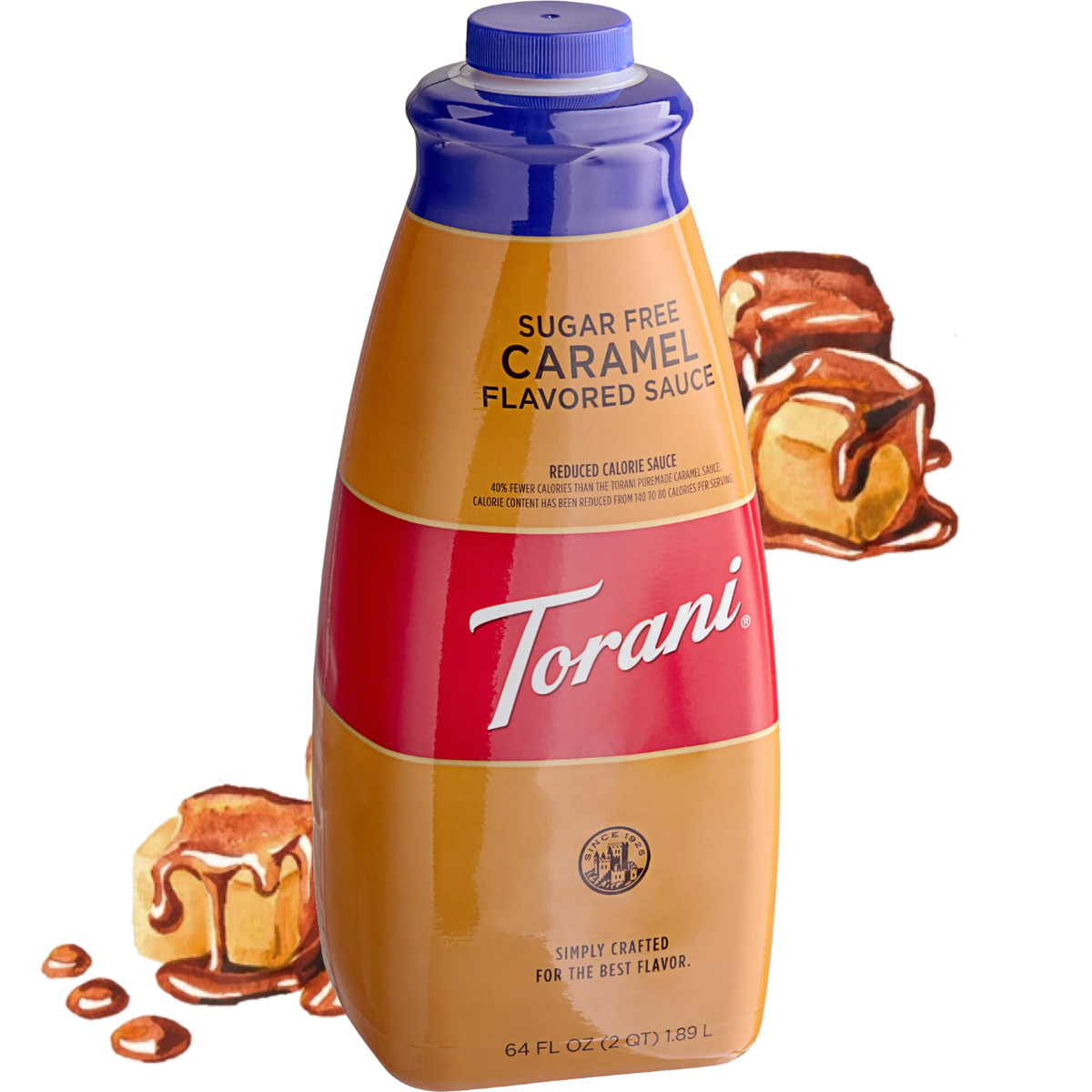 Torani® Puremade Sugar Free Caramel Sauce (64oz/1.89L)