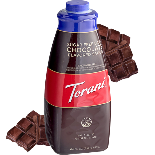 Torani® Puremade Sugar Free Dark Chocolate Sauce (64oz/1.89L)