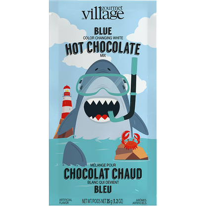 Gourmet du Village Shark Blue Colour Changing White Hot Chocolate (35g/1.2oz)