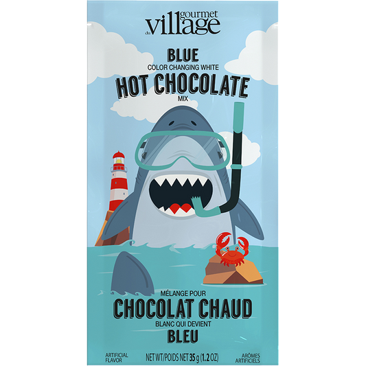 Gourmet du Village Shark Blue Colour Changing White Hot Chocolate (35g/1.2oz)