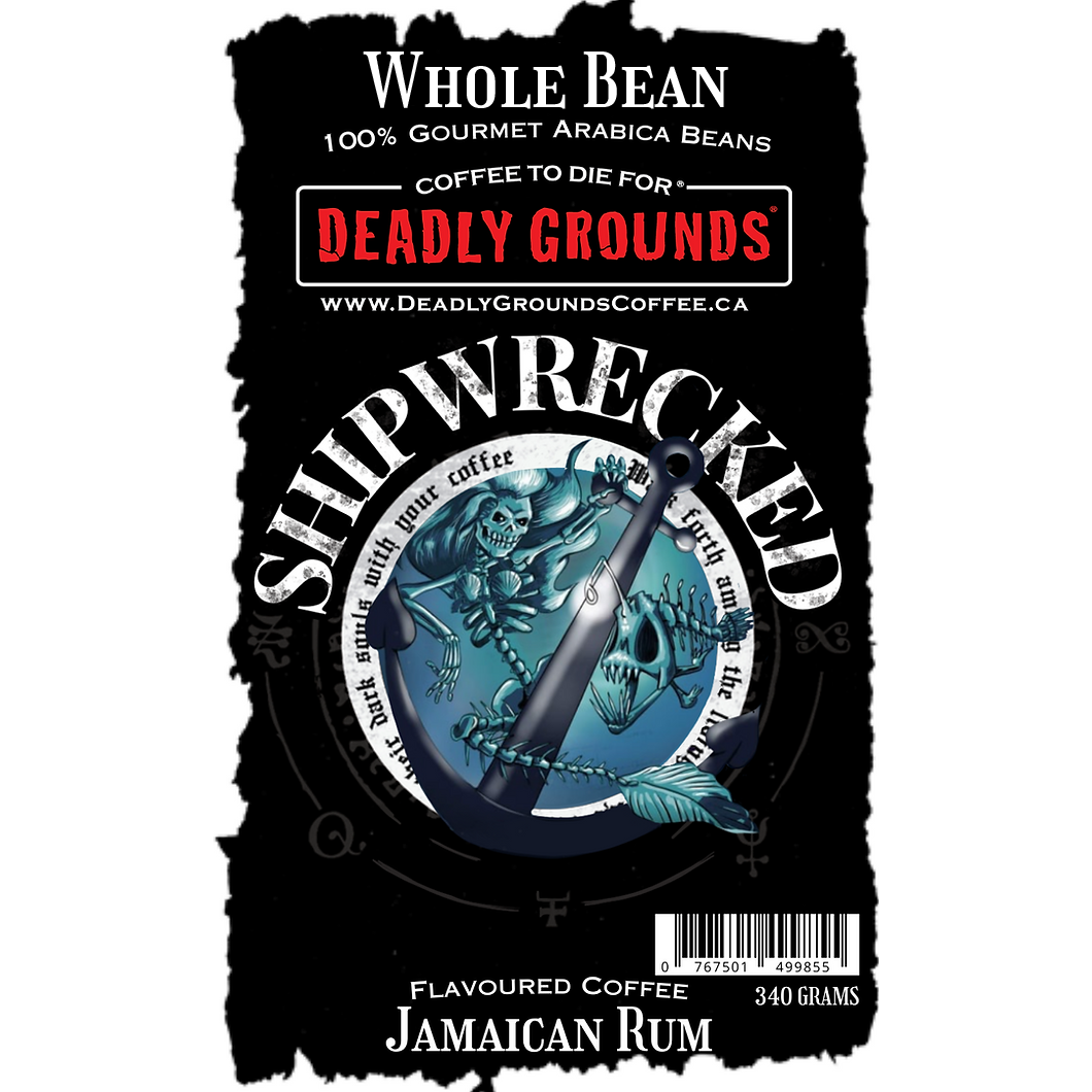 Deadly Grounds Shipwrecked Jamaican Rum Beans (12oz/340g)