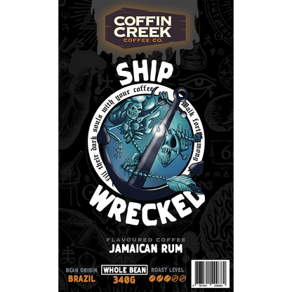 Coffin Creek Ship Wrecked Jamaican Rum Beans (12oz/340g)
