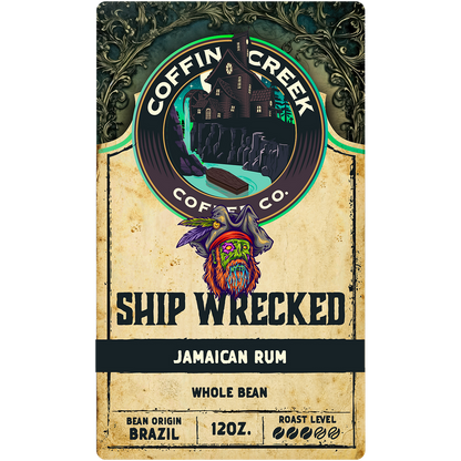 Deadly Grounds Ship Wrecked Jamaican Rum Beans (12oz/340g)