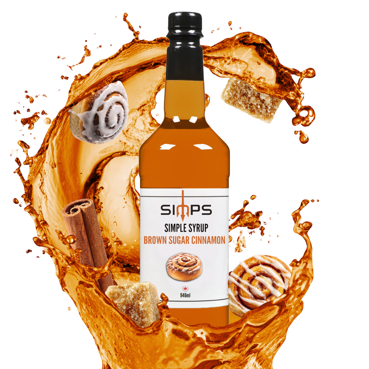 Simps Brown Sugar Cinnamon Syrup (946mL)