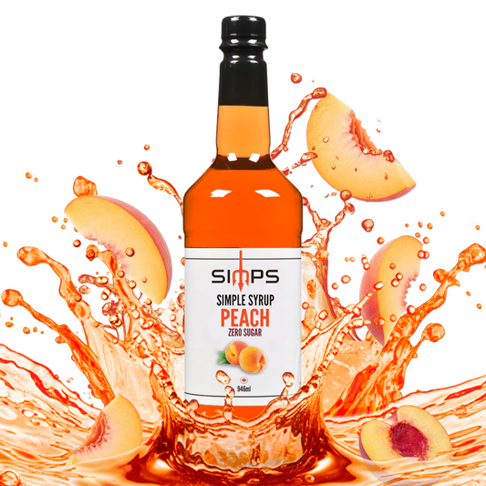 Simps Zero Sugar Peach Syrup (946mL)