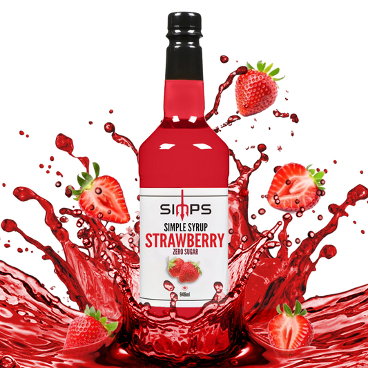 Simps Zero Sugar Strawberry Syrup (946mL)