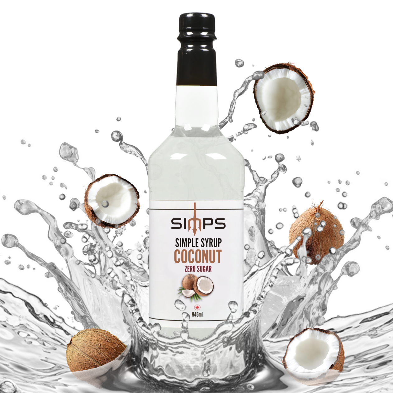 Simps Zero Sugar Coconut Syrup (946mL)