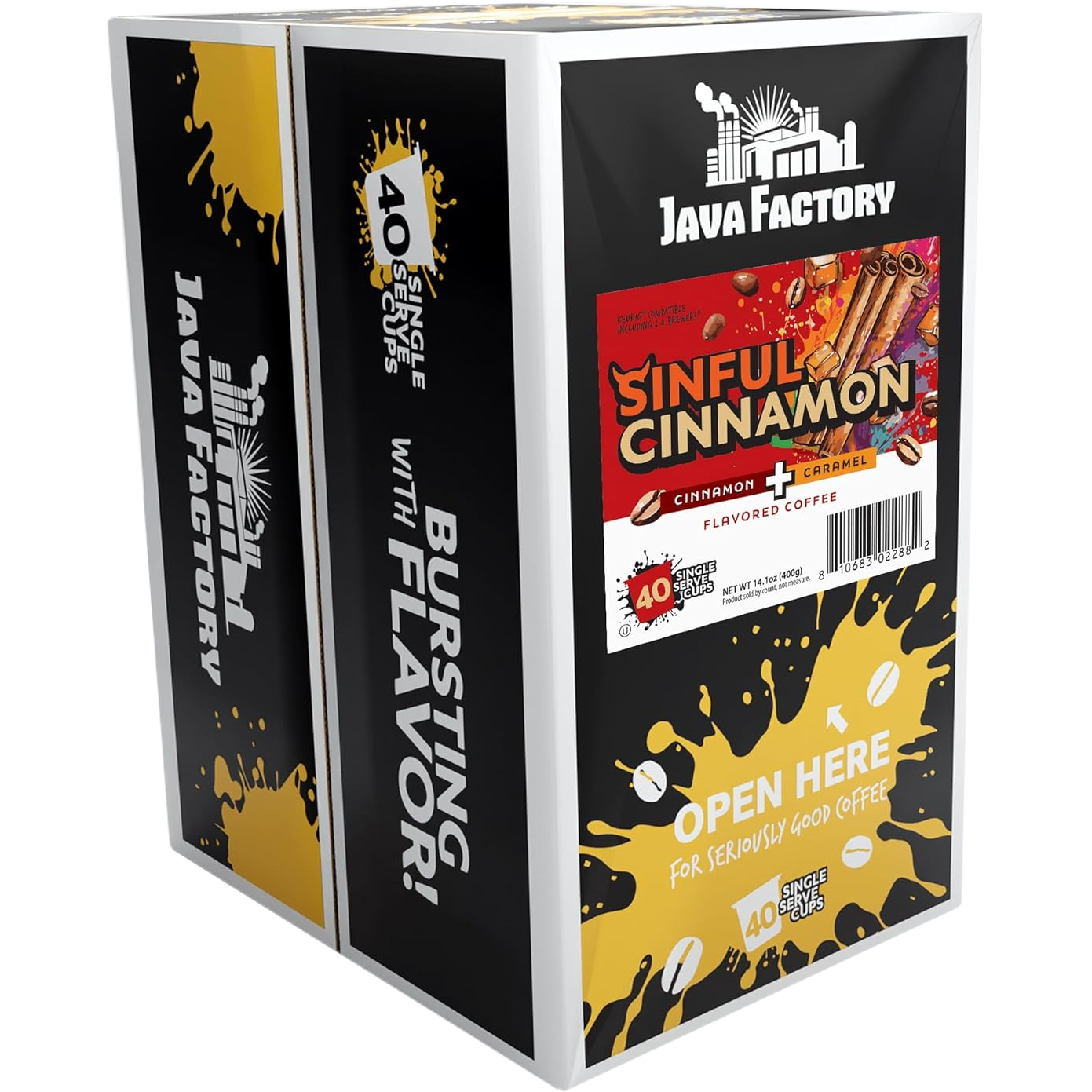 Java Factory Roasters Sinful Cinnamon™ (40 Pack)