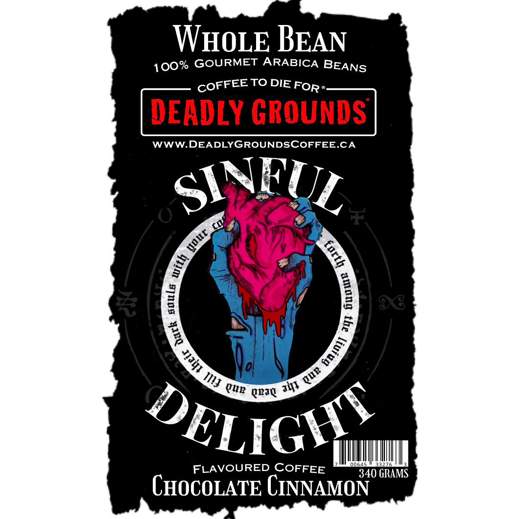Deadly Grounds Sinful Delight Beans (12oz/340g)