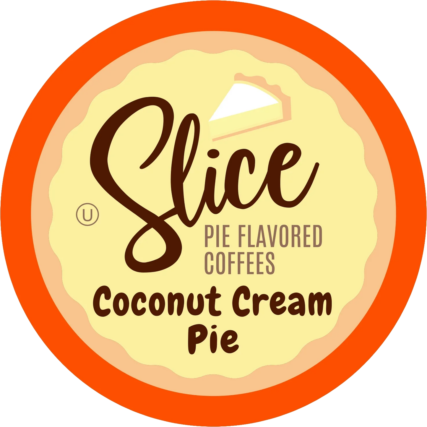Slice Pie Flavoured Coffee Coconut Cream Pie 40ct