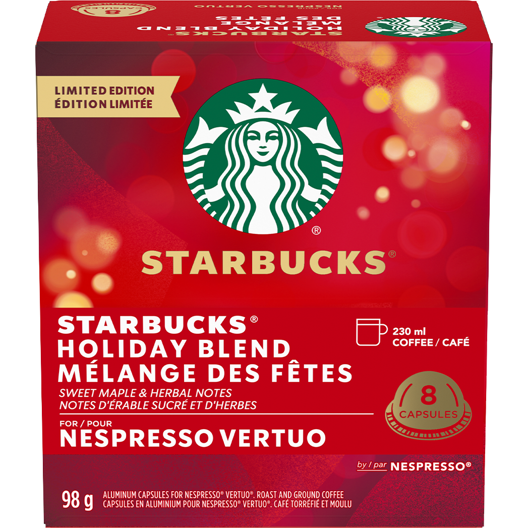 Starbucks® Holiday Blend for Nespresso® Vertuo (8 Pack)