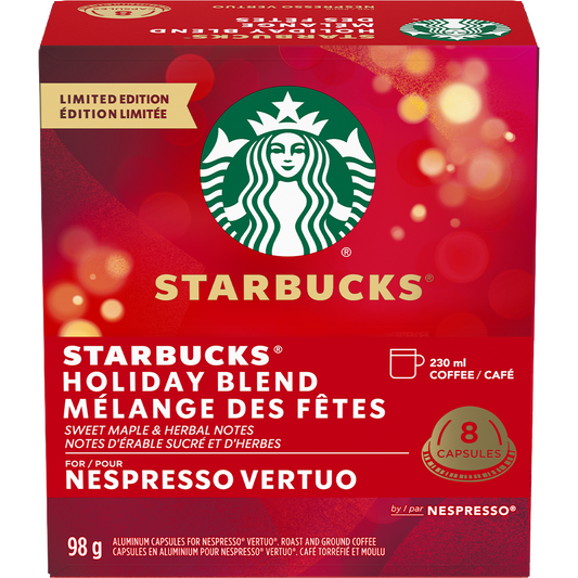 Starbucks® Holiday Blend for Nespresso® Vertuo (8 Pack)