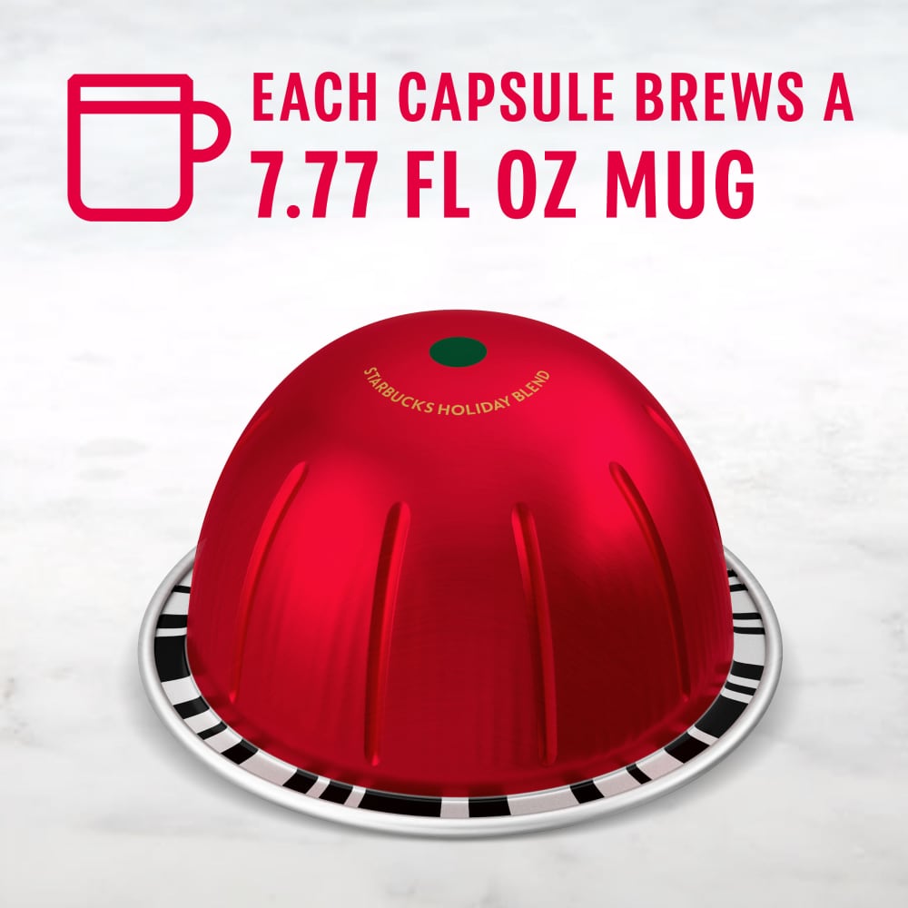 Starbucks® Holiday Blend for Nespresso® Vertuo (8 Pack)