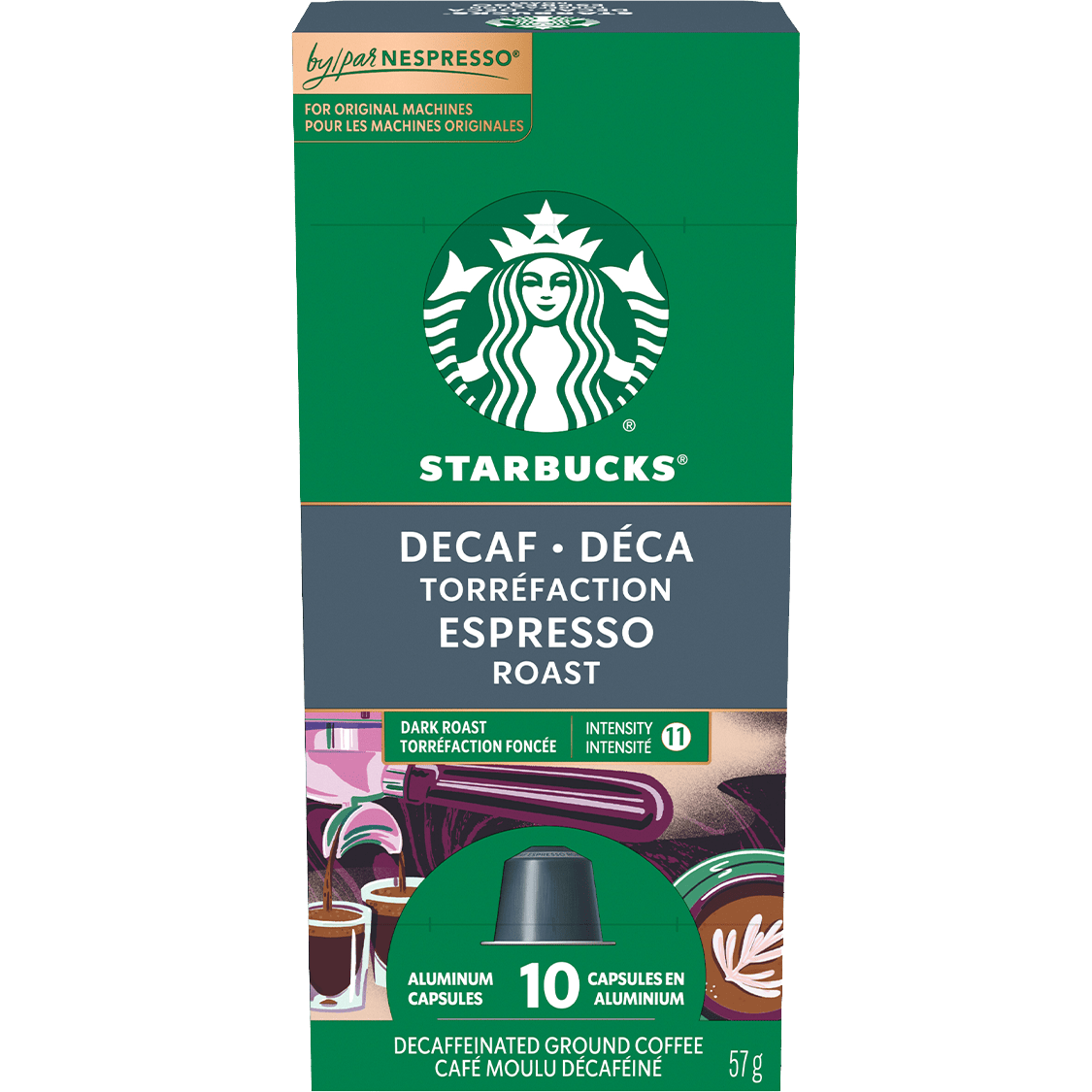 Starbucks® Nespresso® Original System Decaffeinated Espresso (10 Pack)