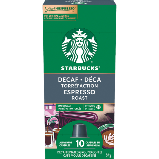 Starbucks® Nespresso® Original System Decaffeinated Espresso (10 Pack)