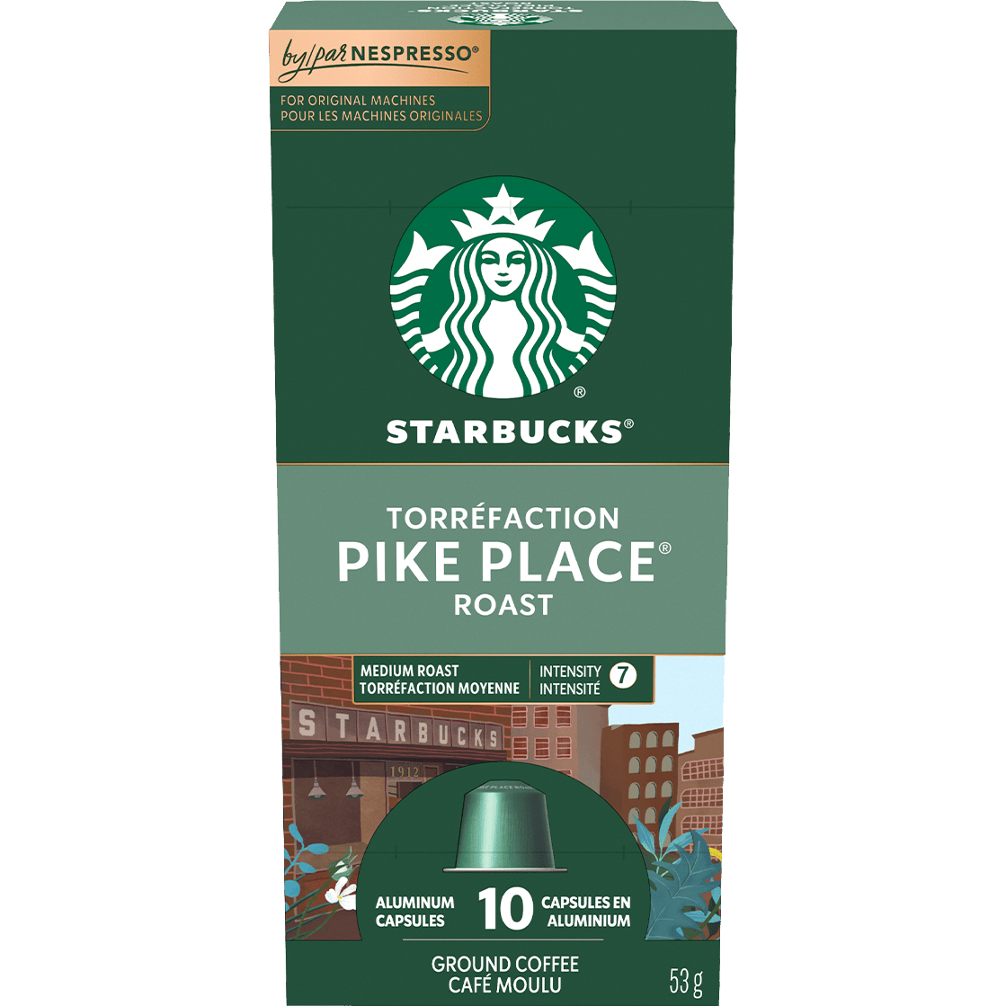 Starbucks® Nespresso® Original System Pike Place® Roast (10 Pack)