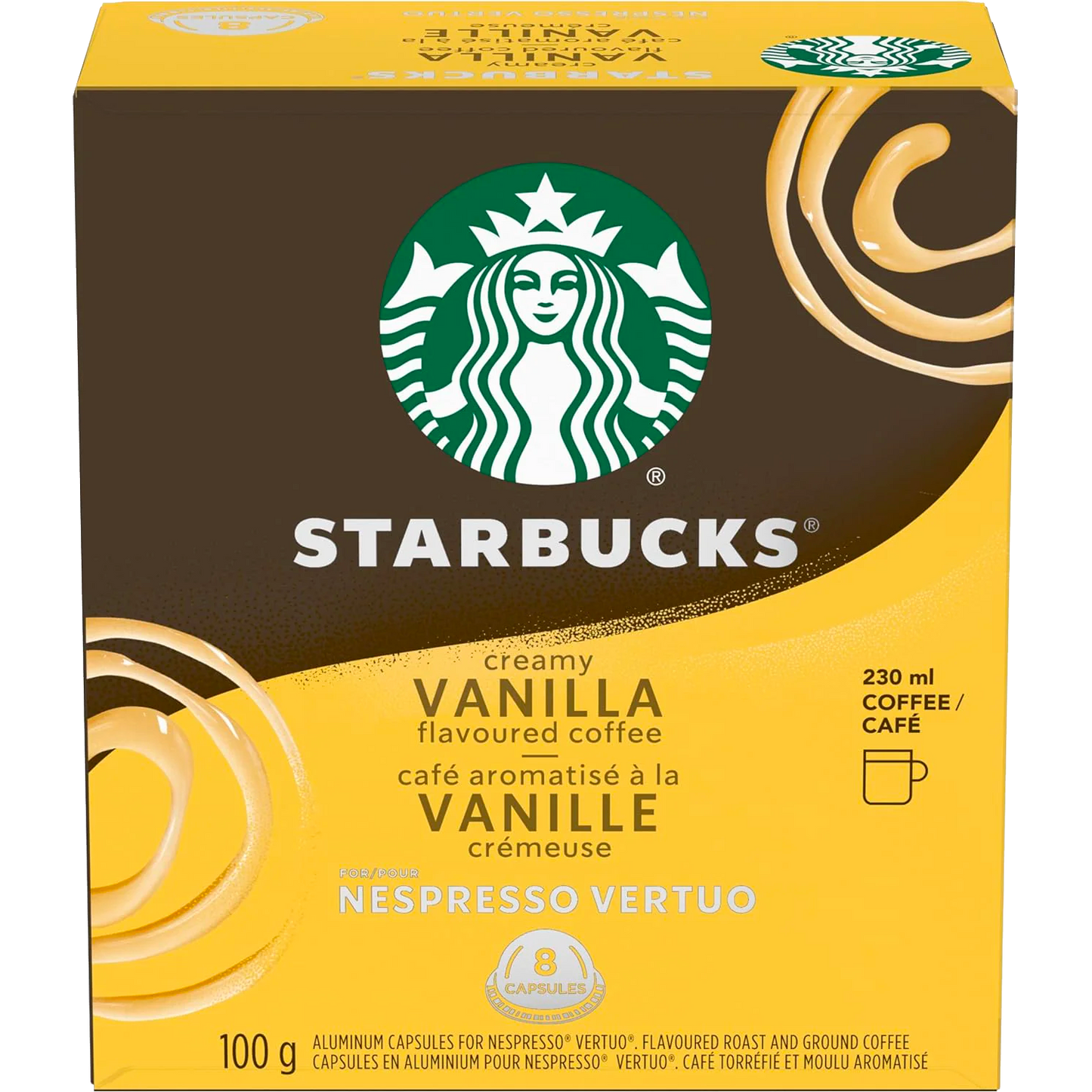 Starbucks® Creamy Vanilla for Nespresso® Vertuo (8 Pack)