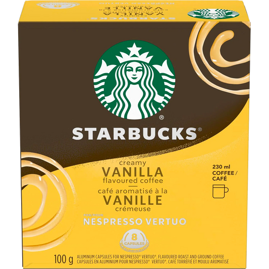 Starbucks® Creamy Vanilla for Nespresso® Vertuo (8 Pack)