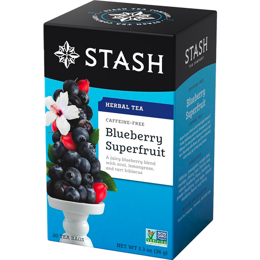 Stash Blueberry Superfruit Herbal Tea (20 Pack)